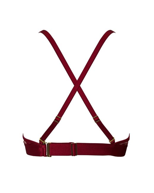 Somewhere Never Red Making Waves Triangle Bralette