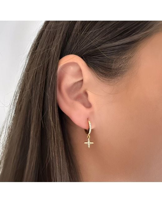 Evie Jewelry Metallic Striker Huggie Hoop Earrings