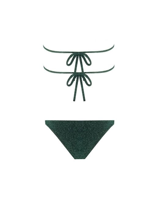 Nur Karaata Green Sun Sparkle Bikini Set