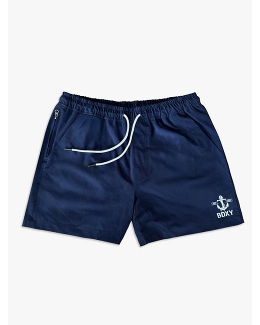 Bdxy Studio Blue The Frame Swimshorts Anchor for men