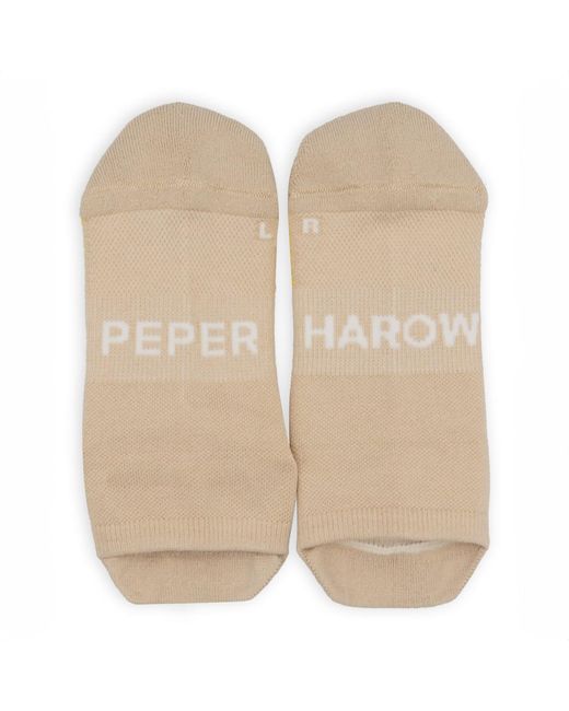 Peper Harow - Made in England White Neutrals Aero Luxury Gym Socks Three Pair Bundle for men