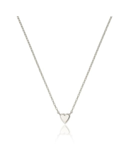 Lily & Roo Metallic Tiny Heart Necklace
