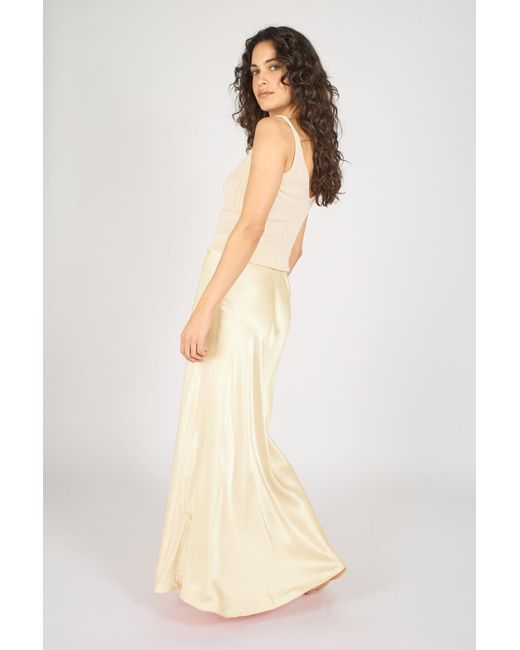 Traffic People Yellow Neutrals Wisdom Whispers Sade Skirt