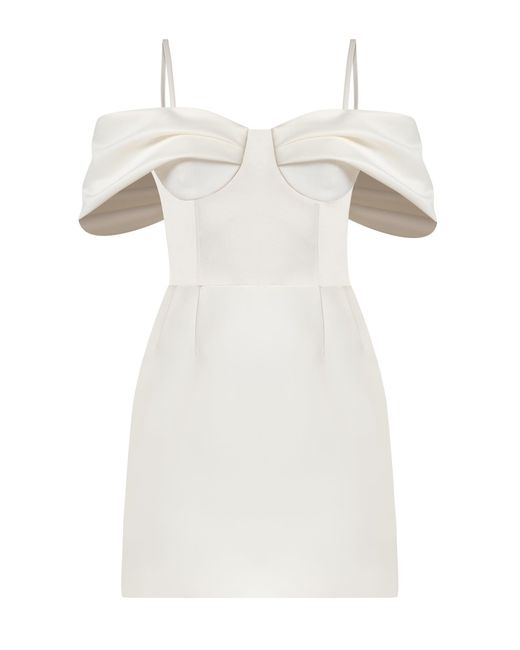 Tia Dorraine White Belle Of The Ball Mini Dress
