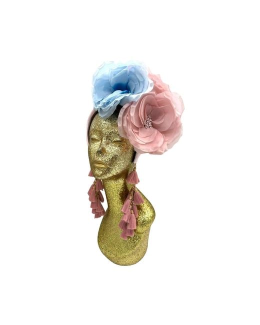 Julia Clancey Blue Fancy Fondant Chacha Flower Band