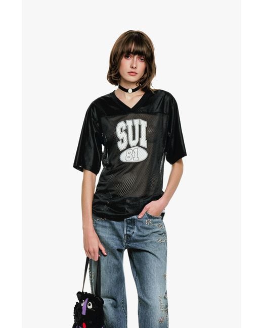 Anna Sui Blue Sui Jersey