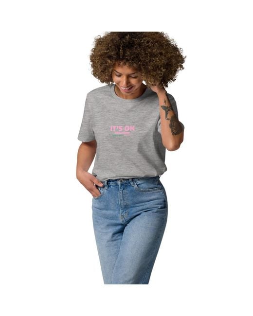 Anchor and Crew Gray Heather Five It's Ok Editions Organic Cotton T-Shirt