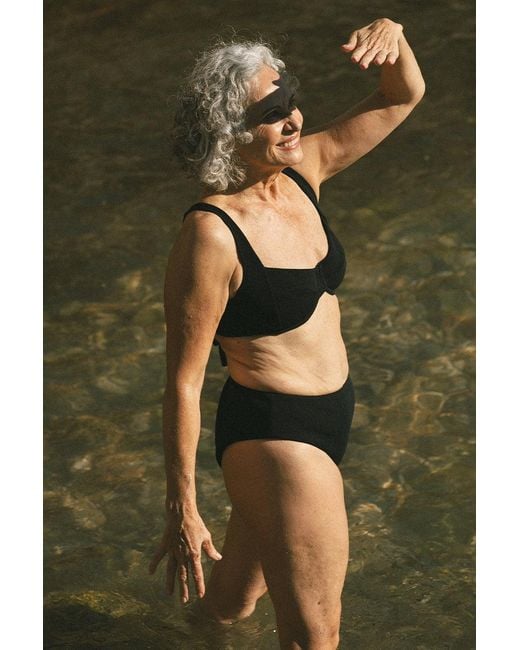 Aqva Swimwear Black Turqueta Bikini Top