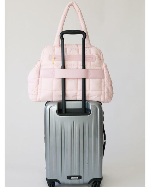 augustnoa Pink The Weekender Duffle Bag