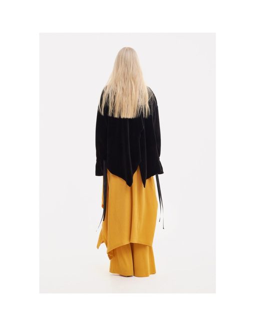 Julia Allert Black Evening Velvet Wrap Jacket With Silk Lining