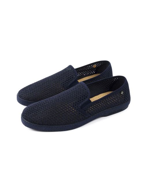 Rivieras Blue Classic Mesh Slip-On Loafer