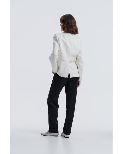 Baltér White Pantelleria Lait Blazer