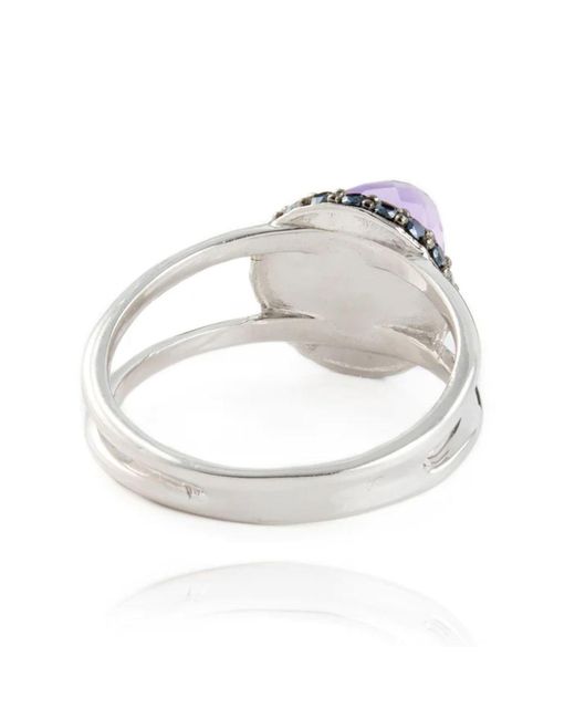 The Jewellery Store London Purple Istanbul Charm Amethyst And Spinel Ring
