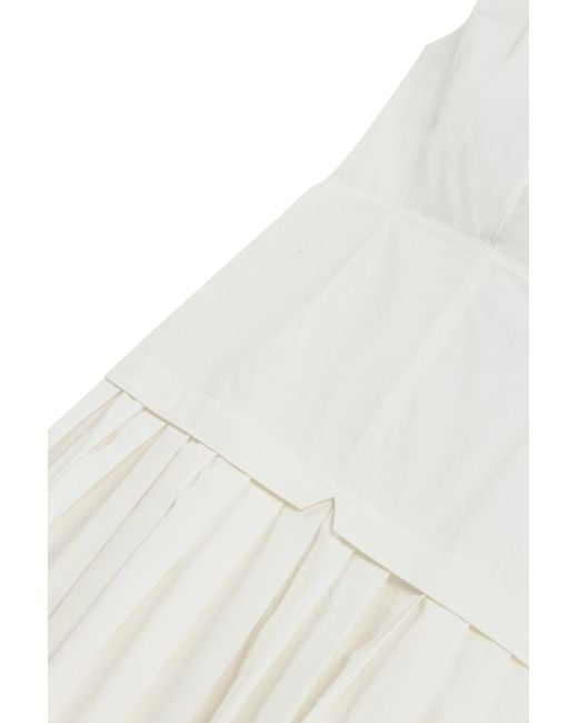 Nocturne White Backless Halter Neck Midi Dress – Off