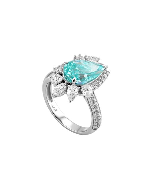 Arte Madrid Blue Casa Real Marina Statement Ring