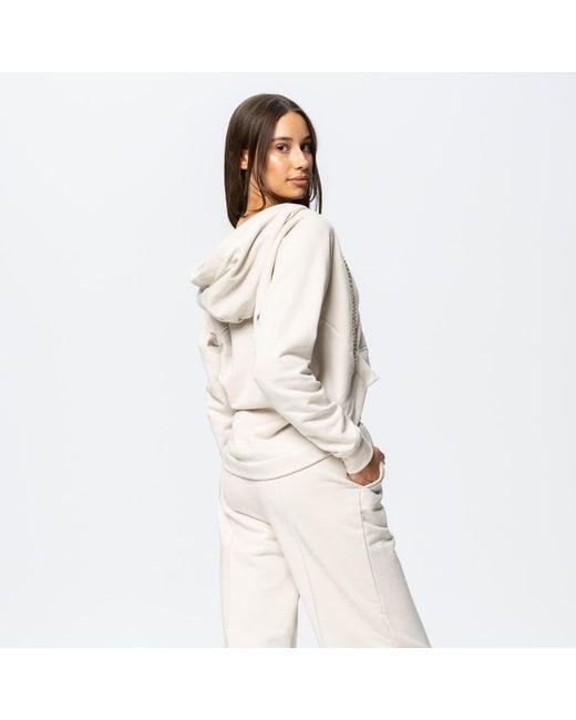 Otthie Natural Neutrals Wide-Leg Cosy Knitted Trousers