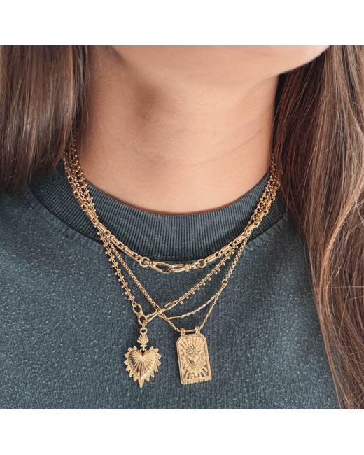 IN CAUDA VENENUM Metallic Seraphine Necklace
