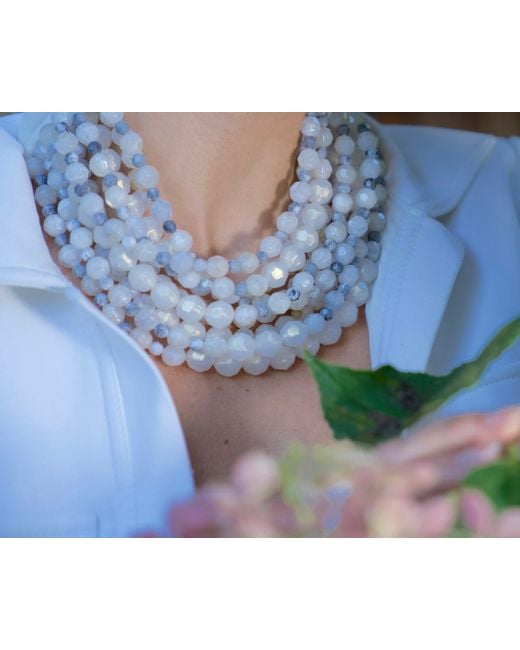 Fairchild Baldwin Metallic Chelsea Pearlized Necklace