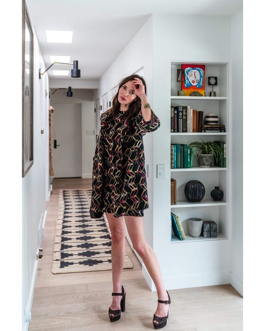 Jennafer Grace Black Penelope Mini Dress