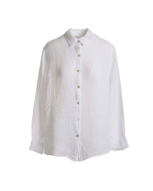 Haris Cotton Gray Linen Gauze Shirt