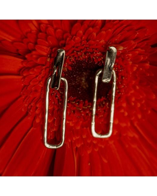 Rare Matters Jewelry Metallic Sleek Loop Drops Earrings