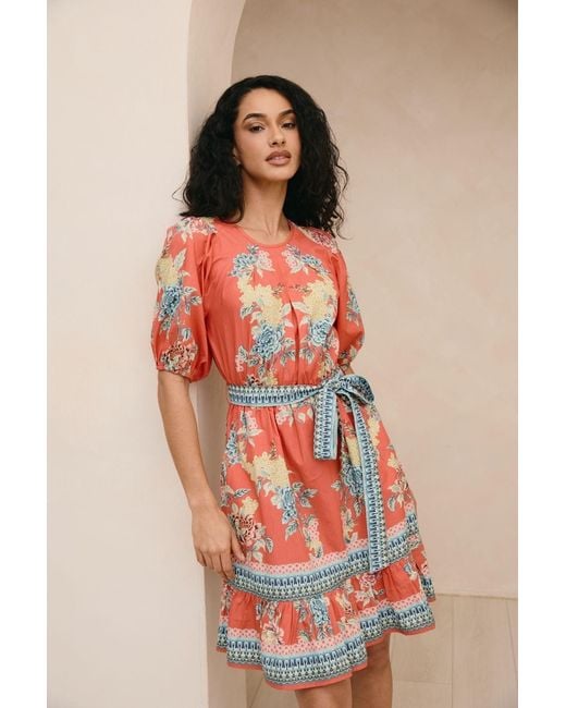Raishma Red Petula Dress