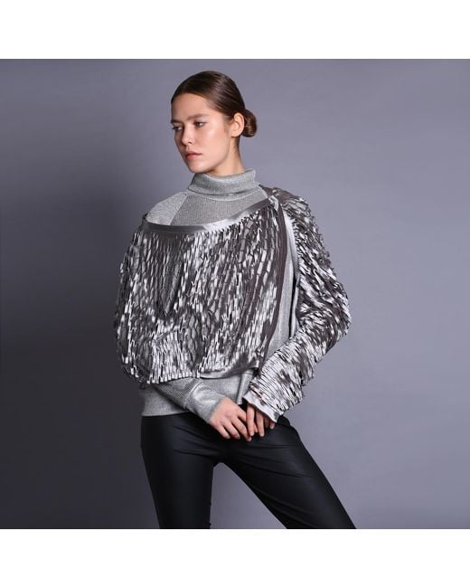 Silvia Serban Gray Multifunctional Accessory