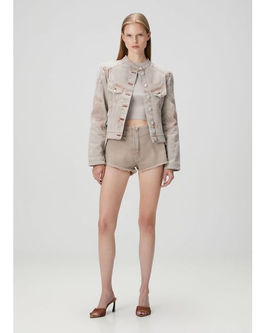 Pcfg Brown Neutrals Pure Cotton Faded Super Mini Short
