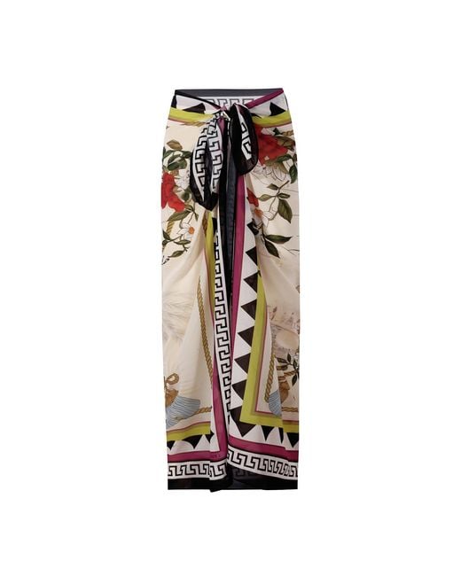 LOVEIST STORE Natural Assorti Graphic Print Sarong Pareo