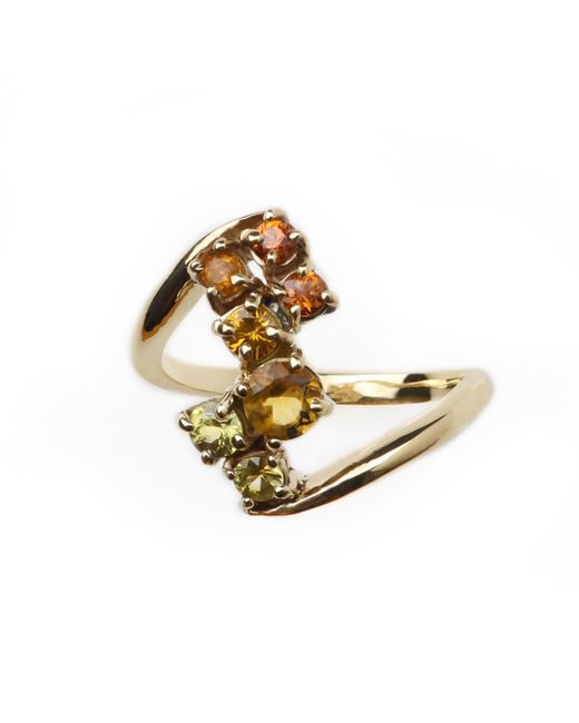 Gabriella Alicia Metallic Autumn Ring
