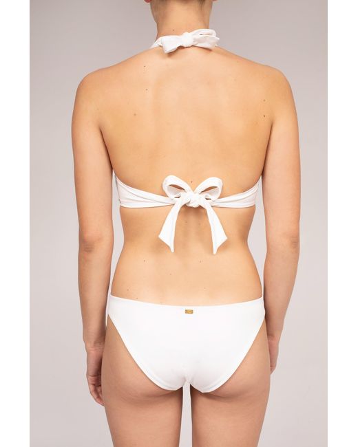 Kikki-G Swimwear White Beatrice Bikini Top
