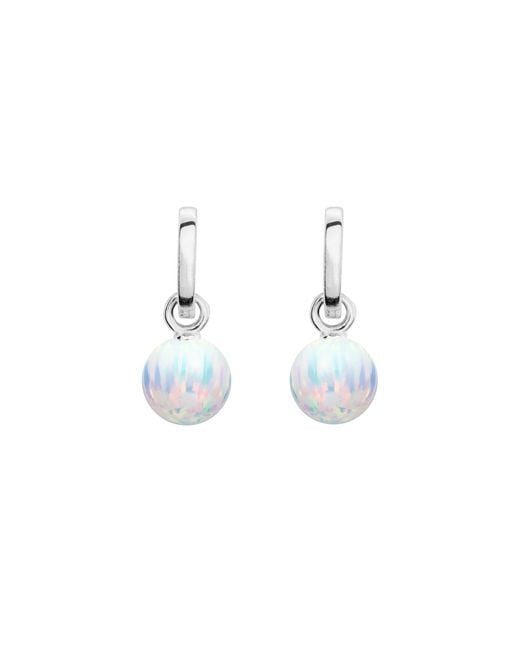 Ora Pearls Blue Ice Opal Hoop Earrings