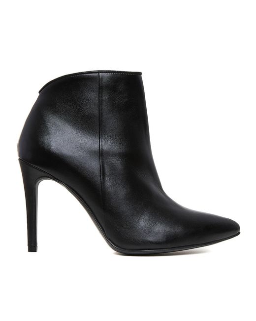 Ginissima Black Sara Ankle Boots Natural Leather