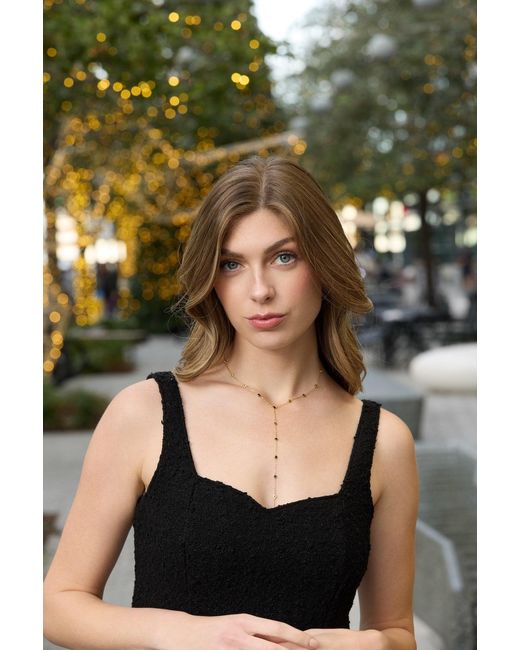 Adriana Pappas Designs White Golddust Lariat