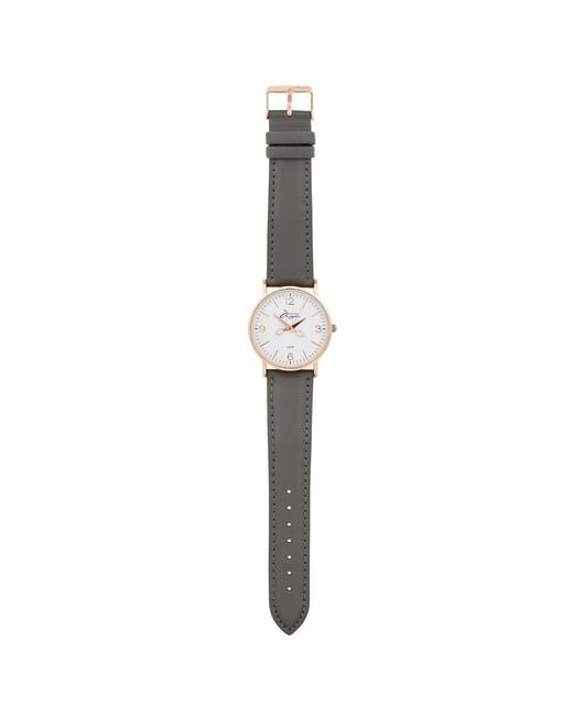 Bermuda Watch Company Gray Annie Apple Alore Rose/ Leather Hairdresser Scissor Hands Watch