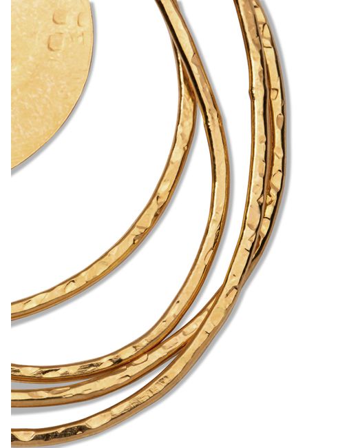 Jaredjamin Metallic Peacock Dawn Pendant Chain Necklace
