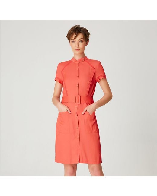 Smart and Joy Short Structured Shirt Dress