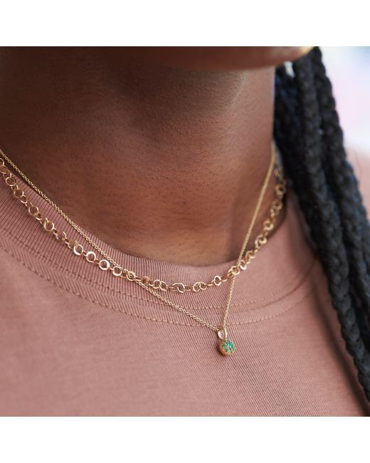 Dinny Hall Metallic Emerald Bon Bon Pendant