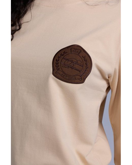 Rave on Trend Natural Neutrals Heritage Patch Long Sleeve