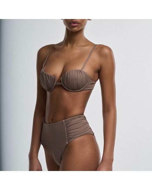 Veroni Swim Brown Neutrals Naomi Bikini Top