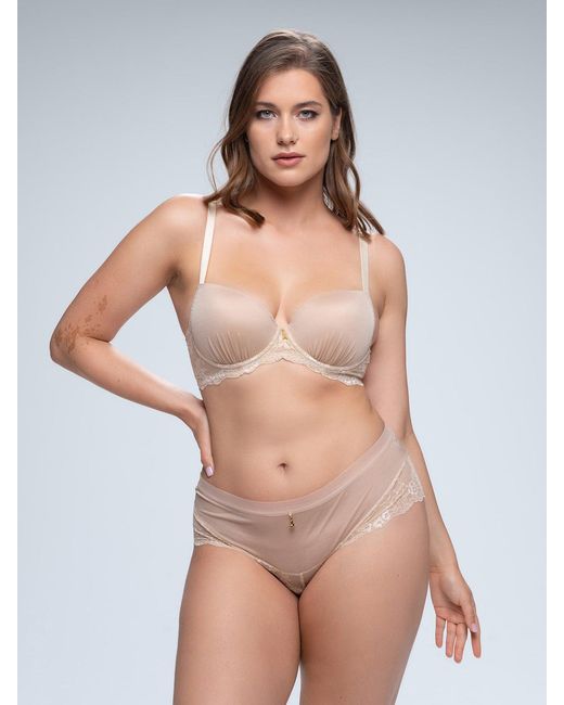 BonBon Lingerie Natural Neutrals Angelina Push-Up Bra Nude