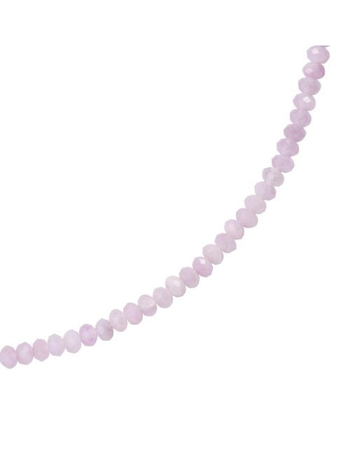Bombyx House Metallic Kunzite Bead Necklace
