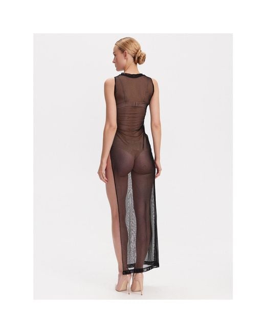 Mymokondo Gray Luna Mesh Dress