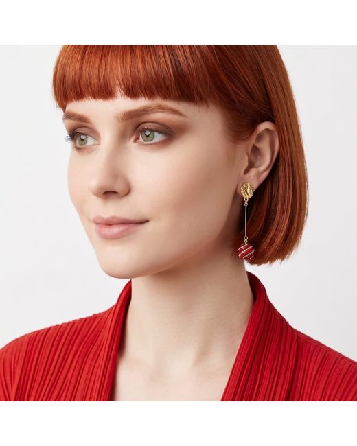 Iliana Arrazola Metallic Magic Ball Earrings