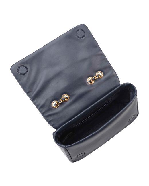 Paul Costelloe Blue Moxie Leather Crossbody Bag