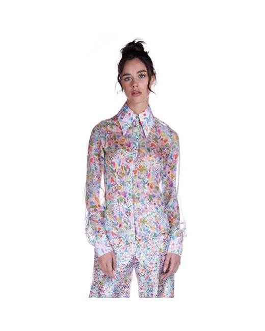 Sofia Tsereteli Multicolor Chiffon Shirt