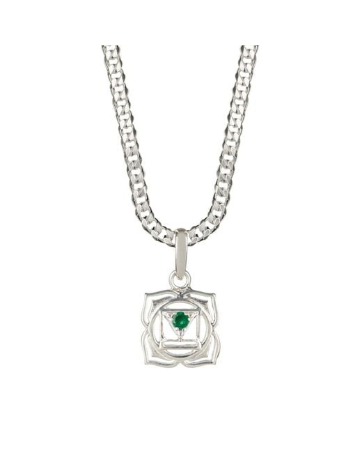 Charlotte's Web Jewellery Metallic Root Chakra Necklace for men