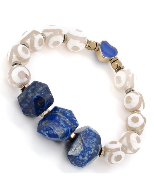 Ebru Jewelry Blue Eye Of Love Lapis Lazuli Bracelet