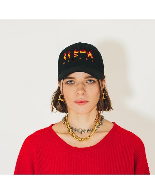 SVETA Milano Black Ty Baseball Cap