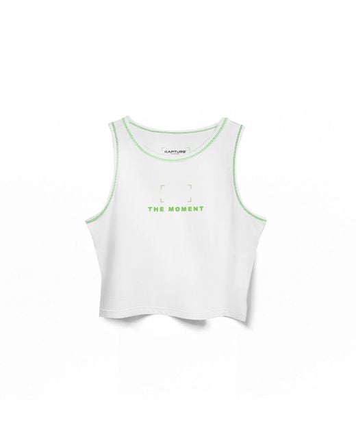Kapture White The Moment Tank Top